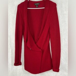 Lauren Ralph Lauren red sweater medium